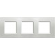 LNA4802M3AG BTCINO LL-PLATE 2X3M SILVER