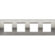 LNA4802M4ACS BTCINO LL-PLACA 2X4M AÇO POLIDO