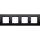 LNA4802M4AR BTCINO LL-PLATE 2X4M ANTHRACITE
