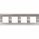 LNA4802M4NS BTCINO LL-PLAQUE 2X4M NICKEL