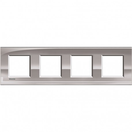 LNA4802M4NS BTCINO LL-PLACA 2X4M NÍQUEL
