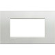 LNA4804AG BTCINO LL-COVER PLATE 4M SILVER