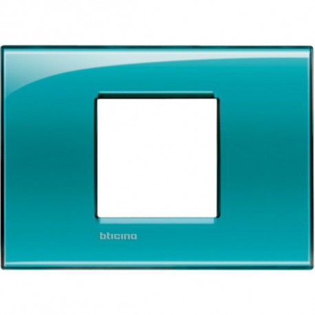 LNA4819VD BTCINO LL-COVER PLATE 2M CENT GREEN DEEP
