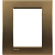 LNA4826BZ BTCINO LL-COVER PLATE 3+3M BRONZE