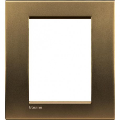 LNA4826BZ BTCINO LL-COVER PLATE 3+3M BRONZE