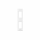 LND4812BI BTCINO LL-PLAQUE 1+1M PERF BLANC