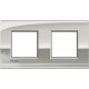 LNE4802M2PL BTCINO LL-PLAQUE AIR 2X2 PALLADIUM