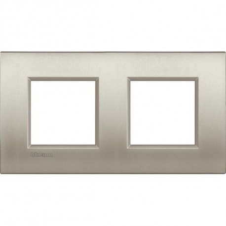 LNE4802M2TIS BTCINO LL-PLAQUE AIR 2X2 TITANE