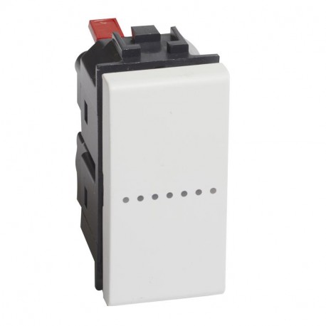 N4051AN BTCINO ЛЛ-ИНТ ИЛУМ ТОПОР 1П 16А 1М БЕЛЫЙ