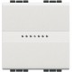 N4054M2 BTCINO LL-CROSS ILUM AX 1P 16A 2M WHITE