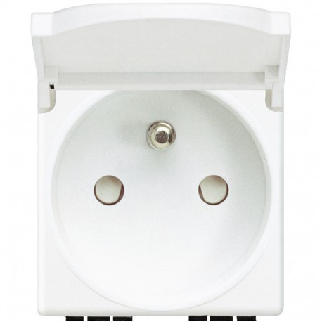N4145 BTCINO LL-BASE+COVER 2P+T 16 2M WHITE