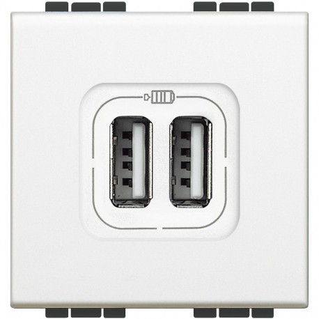 N4285C2 BTCINO LL-BASE USBA+2,4 A/5V 2M BRANCO.