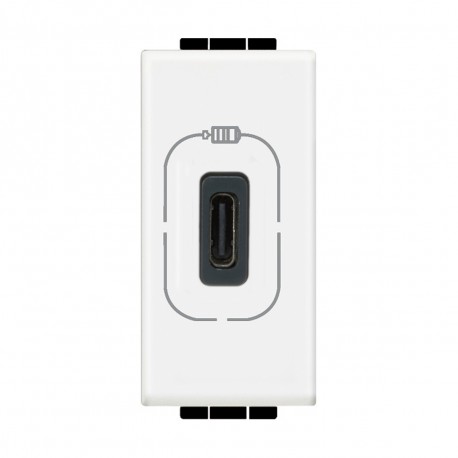 N4286C1 BTCINO LL-BASE USB C 1,5 A/5V 1M BRANCO.