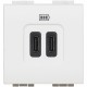 N4286C2 BTCINO LL-BASE USB C+C 3A/5V 2M BIANCO
