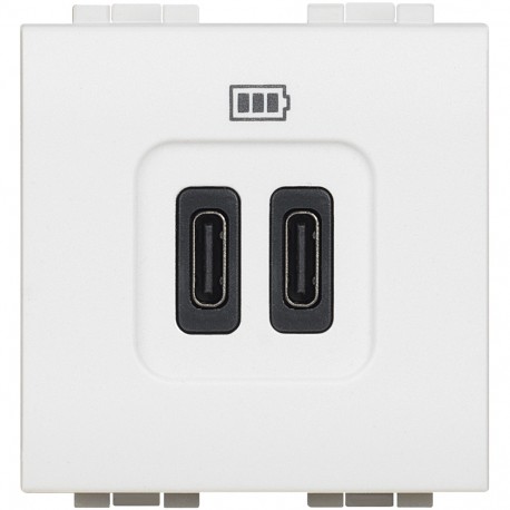 N4286C2 BTCINO LL-BASE USB C+C 3A/5V 2M BLANC