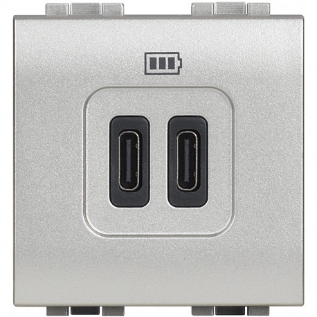 NT4286C2 BTCINO LL-BASE USB C+C 3A/5V 2M TECH