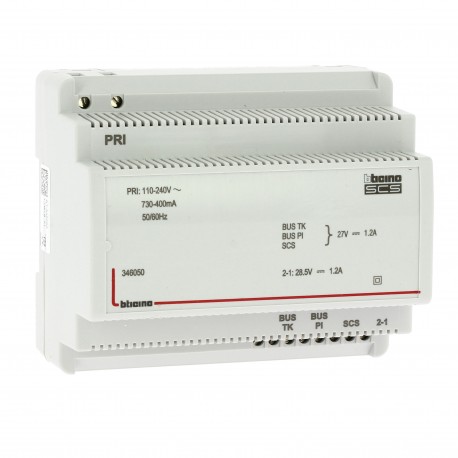 346050 BTCINO BT/2H-ALIM+ADAPT.VINE.1.2 TO 6DIN