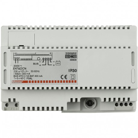 E47ADCN BTCINO CHARGEUR D'ALARME SCS