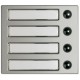 332241 BTCINO VORNE 4 KNÖPFE 1COL ALUM