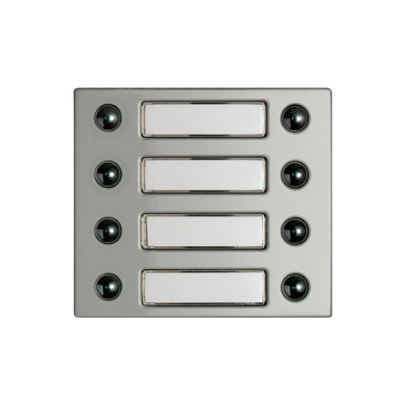 332481 BTCINO VORDERSEITE 8 TASTEN 2COL ALUM