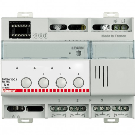 BMSW1003 BTCINO ACTUATOR ON/OFF 4X16 6DIN
