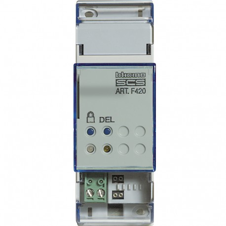 F420 BTCINO MODULO SCENARI 2 DIN