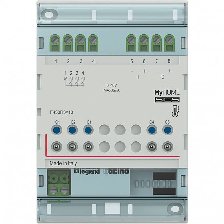 F430R3V10 BTCINO Привод Termoreg 3С+2х0-10В