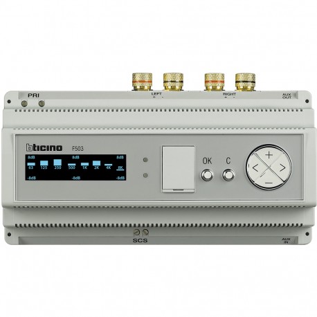 F503 BTCINO AMPLIF. POTENZA STEREO 10DIN