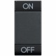 L4911AGN BTCINO LL-CLÉ SUR OFF 1MOD ANTHRACITE