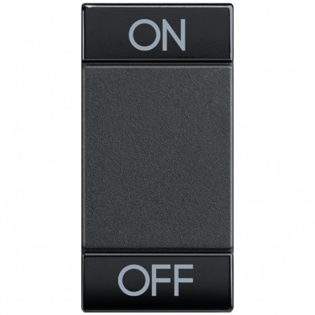 L4911AGN BTCINO LL-TECLA ON OFF 1MOD ANTRACITA