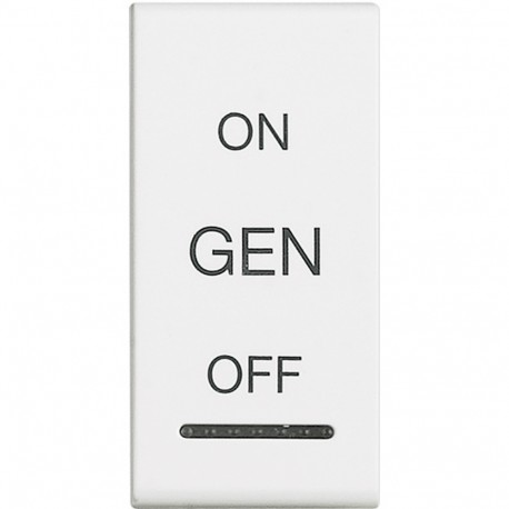 N4911AFN BTCINO LL-TASTO ON OFF GENE 1MOD BLANC