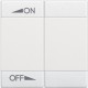 N4911M2AIN BTCINO LL-TECLA ON OFF REG 2MOD BLANC