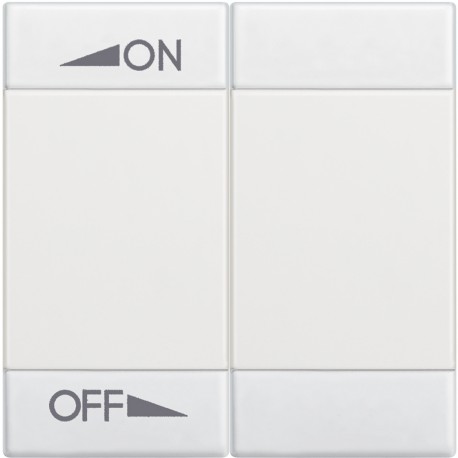 N4911M2AIN BTCINO LL-CLÉ SUR OFF REG 2MOD-BLANC
