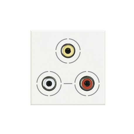 HD4283 BTCINO AX-a BASE VIDEO RCAx3 2M BIANCO