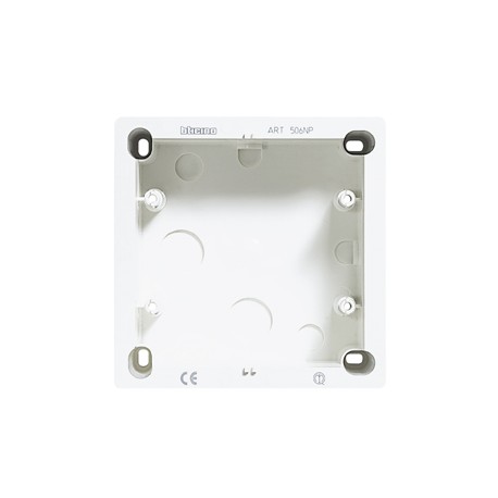 506NP BTCINO CAJA DE SUPERFICIE 6P BLANCO