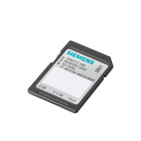 6AV2181-8AQ10-0AX0 SIEMENS SIMATIC scheda SD Outdoor 2 GB, Secure Digital Card, utilizzabile all'esterno e a..