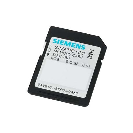 6AV2181-8XP00-0AX0 SIEMENS tarjeta de memoria SD SIMATIC Secure Digital Card de 2 GB para equipos con el cor..