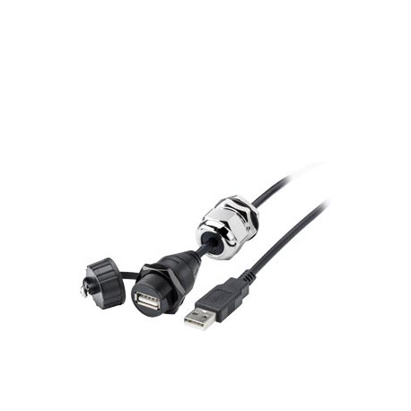 6AV6881-0AF22-0LC0 SIEMENS cable USB tipo C, hembra USB A, IP67, macho USB A, IP20, con junta atornillada M2..