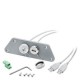 6AV7674-0LX01-0AA0 SIEMENS 2-port USB interface set RAL9023 (gray), with USB 2.0 socket, Type A, including m..