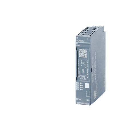 6ES7131-6BF00-0CA0 SIEMENS SIMATIC ET 200SP, module d'entrées TOR entrées TOR 8x 24V CC High Feature type d'..