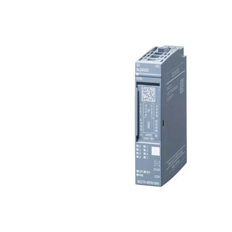 6ES7131-6BF00-0DA0 SIEMENS SIMATIC ET 200SP, digitales Eingangsmodul, DI 8x 24VDC High Speed, Verpackungsmen..