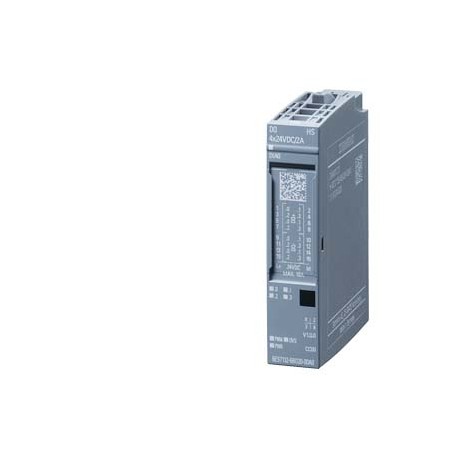 6ES7132-6BD20-0DA0 SIEMENS SIMATIC ET 200SP, module de sortie TOR, DQ 4x 24V CC/2A High Speed, colisage: Col..