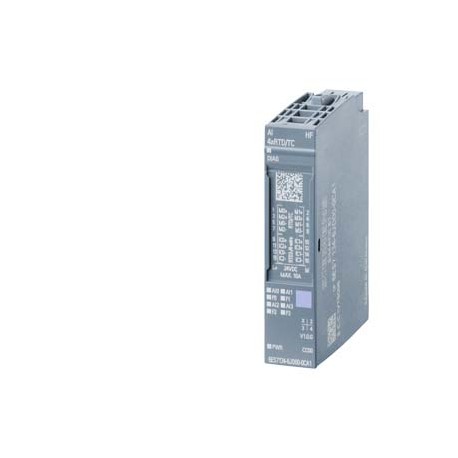 6ES7134-6JD00-0CA1 SIEMENS SIMATIC ET 200SP, module d'entrées analogiques, AI 4xRTD/TC High Feature, convien..