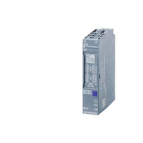 6ES7135-6HD00-0BA1 SIEMENS SIMATIC ET 200SP, module de sorties analogiques, AQ 4XU/I standard, convient pour..