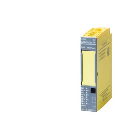 6ES7136-6DC00-0CA0 SIEMENS SIMATIC DP, Electronics module ET 200SP, F-DQ 8XDC 24V0.5A PP, 15 mm width, up to..