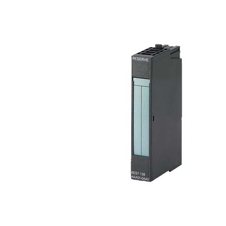6ES7138-4AA11-0AA0 SIEMENS SIMATIC DP, 1 modulo jolly per ET 200S, Largh. costr. 30 mm per riservare i posti..