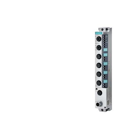 6ES7142-6BF50-0AB0 SIEMENS SIMATIC DP, ET 200ECO PN, 8 DO 24 V DC/0.5 A 4xM12, Duplicate assignment, 1 load ..