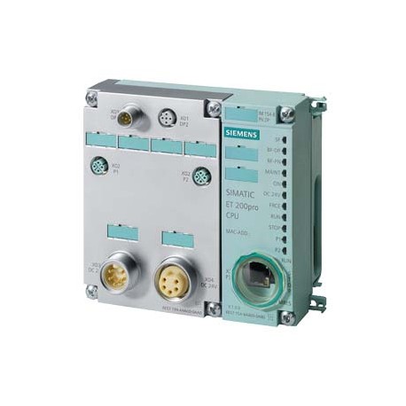 6ES7154-8AB01-0AB0 SIEMENS SIMATIC DP, IM154-8 PN/DP CPU f. ET200 PRO, 384 KB work memory, Int. PROFINET int..