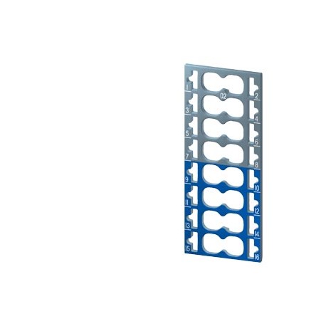 6ES7193-6CP02-4MA0 SIEMENS SIMATIC ET 200SP, 50 Farbkennzeichnungsschilder, Farbcode CC02, für Peripheriemod..