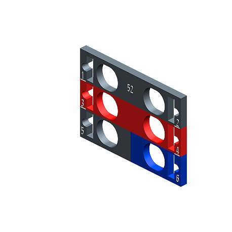 6ES7193-6CP52-2MC0 SIEMENS SIMATIC ET 200SP, 10 étiquettes de repérage couleur code de couleur CC52, pour mo..